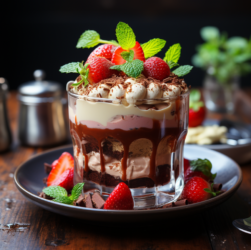 Verwöhne deine Sinne mit unserem himmlischen Erdbeer Tiramisu im Glas. Ein erfrischendes Dessert, das frische Erdbeeren, Mascarpone und Kaffee zu einem köstlichen Geschmackserlebnis vereint.